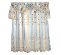 Popular Bath 961669 Ombre Rose, Shower Curtain, Blue