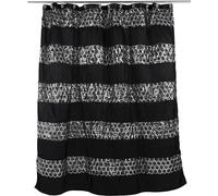 Popular Bath Sinatra Bathroom Shower Curtain Luxury Glamorous Fabric Shower Curtain Modern shower Curtain unique Design Bling Black Shower Curtain