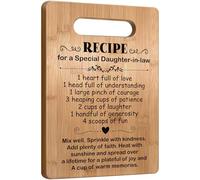 Popular Daughter-in-Law Cutting Board Gift, Daughter in Law Gifts for Mothers Day, Birthday, Wedding, Christmas
