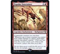 Popular Entertainer (Prerelease foil) | Commander Legends: Battle for Baldur's Gate