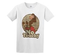 Popular Fashion Fashion Emperor New Groove Kuzco Llama No Touchy Unisex Crew Neck Cotton Tee Men's Short-Sleeve T-Shirts White S
