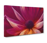 Popular Flower Canvas Print | Gallery Wrapped 30mm Frame Wall Art | 30x20 inches | Ready to Hang | Modern Floral Picture | Living Room Bedroom Lounge Office