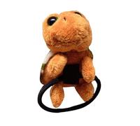 Popular Furry Plush Tortoise Hair Rope/Hairband For Adult Girl Cartoon Brooch Pin Lovely Hair Tie Tortoise Ponytail Holder