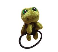 Popular Furry Plush Tortoise Hair Rope/Hairband For Adult Girl Cartoon Brooch Pin Lovely Hair Tie Tortoise Ponytail Holder