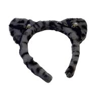 Popular Hairhoop Furry Plush Cats Ear Hairband With Animal Print For Birthday Party Women Girl Music Festival Headwear