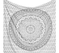Popular Handicrafts Tapestry Hippie Mandala Bohemain Wall Hanging - Tapestries Gypsy Hippy Silver Wall Decor Indian Ombre Boho Dorm Room Decorative Accessories