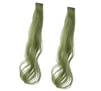 Popular Highlight Hairpiece Hairclip Hair Extension For Women Fashion And Individuality Wigs Hair 2PCS