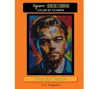 Popular People Color by Number book - Standard paper