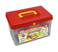 Popular Playthings 90004 Playstix Super Set Construction Toy Building Blocks 400 Piece Kit