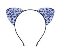 Popular Plush Cats Ear Hairband With Dotted Animal Print For Birthday Party Women Music Festival Headband Everyday Use