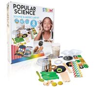 POPULAR SCIENCE Sound and Music Lab Science Kit for Kids | STEM Toys and Gifts for Educational and Fun Experiments |Science Kits Designed for Children Ages 5-12 and Suitable for All The Family