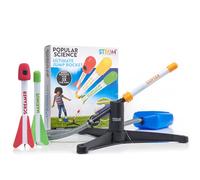 POPULAR SCIENCE Ultimate Jump Rocket | Massive Flight up to 300ft | Stomp Rocket Toys Launcher | Multi-rocket Outdoor Toy for Garden or Back Yard | STEAM Toys and Gifts | For Kids and Families
