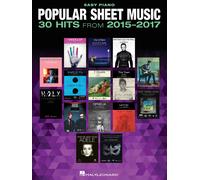 Popular Sheet Music - 30 Hits from 2015-2017 Easy Piano Book [Sof