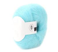 Popular Soft Mohair Pashm Knit Angora Long Wool Yarn Hot (07 Water Blue)