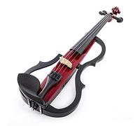 Popular Student With Red Color Model 4/4 Handmade Electric Violin Beginner Violin