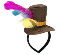 Popular Tall Hat Hairband Comfortable Party Hat Hairhoop for School Event and Carnivals Parties Holiday Family Gathering Top Cap Hairband