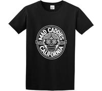 Popular The Mad Caddies Ska Punk Band Graphic Mens T Shirt Logo Printed Tee Shirt Crew Neck T-Shirt for Mens Short Sleeve Tee Black L