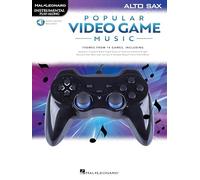 Popular Video Game Music Alto Saxophone Book and Audio Online Hal Leonard