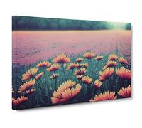 Popular Wildflowers Floral Canvas Wall Art Print 30x20 Inch