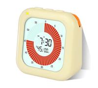 PopuLike Visual Timer for Kids, 60-Minute Digital Countdown Timer with LCD Display, Silent Mode, Flash Light Alerts, Time Management Tool for Classroom, Kitchen, Office & Home