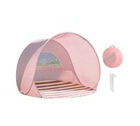 Popup Beach Tent for 2-4 Persons, ortable Lightweight UV Protection 50+ Automatic Instant Beach Sun Shelter with Carry Bag & Pegs for Family Adults Sand/Park/Camping/Picnic, 145x145x110 cm