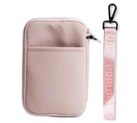 POPUPS Passport Travel Wallet for Women - Large Multiple Document Organizer and Holder with Wristlet, Pretty Pink, Popups Brand Basic Large Neoprene Tote Bag