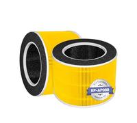 Popurure RP-AP088-F1 Replacement Filter Compatible with RENPHO Air Purifiers, model RP-AP088, RP-AP088W, RP-AP088B, 5-Stage H13 HEPA and Activated Carbon filters, 2-Pack