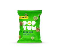 POPYUM Toffee Apple Popcorn 12-Pack of 23g Bags | Vegan, Gluten-Free Multipack Snacks | Dairy-Free, Low-Calorie Snack Pack | Movie Night Popcorn Bags