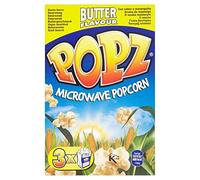 Popz Microwave Butter Popcorn 3 x 90g