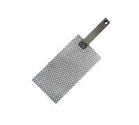 POQAX 1mm Thickness Cathode Pure Titanium Mesh, Titanium Electrode Mesh for Electroplating Equipment 1pc(Titanium mesh-A)