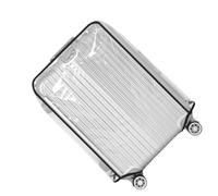 POQAX 1pc Luggage Cover 18-30inch for Wheeled Suitcase, Scratch-Resistant PVC Transparent Luggage Protector Cover(22inch)