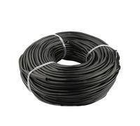 POQAX 5 Meters Flexible Aquarium Air Pump Soft Rubber Hose, Black Silicone Tube, Proof Pressure Oil Resistant 1pc(6MM*2MM)