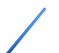 POQAX Carbon Fibre Hollow Tube Twill Glossy, Blue 3K True Fiber, High Composite Hardness Material(30x27mm)