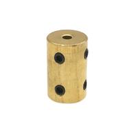 POQAX D20L25 Motor Connector For Model Ship RC Models Automobile Aircraft Accessories，Brass Rigid Coupling Hole 1pc(8mmX12mm)