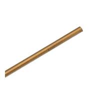 POQAX Full Threaded Brass Straight Wire Rods, Adjustable Thread Bar Abrasion Resistance(M6x200mm (1pcs))