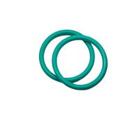 POQAX Green FKM Fluororubber Round Ring, Thickness 3.5mm O Ring Washer Acid Alkali Oil Resistance(OD-41mm-10pcs)