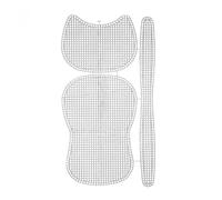 POQAX Plastic Knitting and Weaving Helper Knit Sheet DIY Wire Hanging Bag, Easy Knitting Accessories Helper Bag 1pc(14.5 * 4.cm)