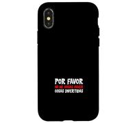 Por Favor No Me Hagas Hacer Cosas Divertidas Case for iPhone X/XS