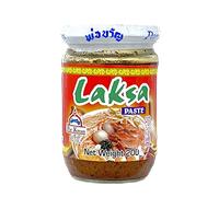 Por Kwan Laksa Paste, Coconut, Chili, 8 Oz Pack of 4