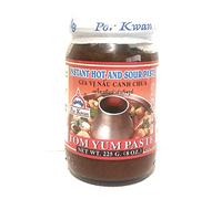 Por Kwan Tom Yum Paste 225g - Thai Hot & Sour Soup Base Concentrate
