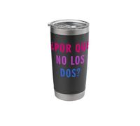 Por Qué No Los Dos Bi Pride Bisexual Colors Stainless Steel Insulated Tumbler