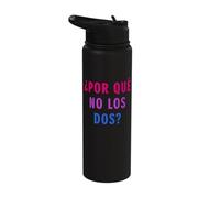 Por Qué No Los Dos Bi Pride Bisexual Colors Stainless Steel Insulated Water Bottle