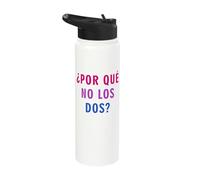 Por Qué No Los Dos Bi Pride Bisexual Colors Stainless Steel Insulated Water Bottle