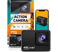 Pora&Co Action camera 4K, 16MP, 60FPS, 30m waterproof