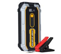 Porbi S306 Car Jump Starter 1200A Peak Portable Jump Starter Power Pack, 12800mAh Battery Booster for 12V Petrol & Diesel Vehicles, SUV, Motorcycle & Boat, USB Emergency Power Bank with LCD Display & 