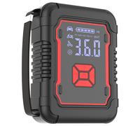 Porbi X9 Jump Starter with Air Compressor 3000A Peak Portable Car Jump Starter, 20000mAh Battery Booster & 150PSI Tyre Inflator, QC3.0 18W Fast Charge Power Bank for 12V Petrol & Diesel Vehicles, SUV,