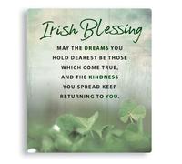 Porcelain angel plaque - "Irish blessing"