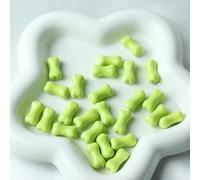 Porcelain Beads Multicolor for Jewelry Making Handmade Macaron Bone Porcelain Beads Multicolor 9x17mm 20 pcs for Jewelry Making(Apple Green)