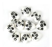 Porcelain Beads Multicolor for Jewelry Making Sunflower Porcelain Beads Multicolor 12x13mm 30pcs for Jewelry Making(22)
