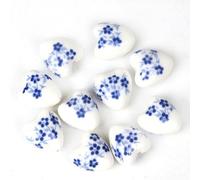 Porcelain Beads Multicolor for Jewelry Making Sunflower Porcelain Beads Multicolor 12x13mm 30pcs for Jewelry Making(24)